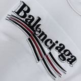 Balenciaga 26ss Classic Embroidered Overlapping Logo T-shirt Couple Versatile Loose Short Sleeve