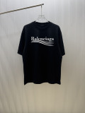 Balenciaga Classic Crack Logo Printed T-shirt Unisex Casual Versatile Short Sleeve