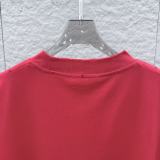 Balenciaga 26ss Classic Embroidered Overlapping Logo T-shirt Couple Versatile Loose Short Sleeve