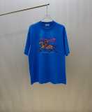 Burberry Classic War Horse Logo Printed T-shirt Unisex Casual Versatile Short Sleeve