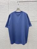 Balenciaga 26ss Classic Embroidered Overlapping Logo T-shirt Couple Versatile Loose Short Sleeve