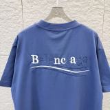 Balenciaga 26SS Classic Coke Patch Embroidered Logo T-shirt Unisex Casual Versatile Short Sleeve