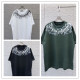 Louis Vuitton 26ss Fashion 3D Embroidered Logo T-shirt Couple Versatile Loose Short Sleeve