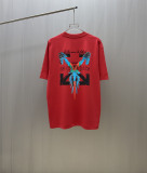 Off White Fashion Arrow Logo Printed T-shirt Unisex Casual Versatile Short Sleeve