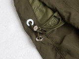 Moncler Classic Color Contrast Splicing Letter Embroidery Hoodie Jacket Couple Versatile Casual Coat