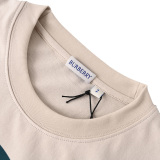 Burberry Classic War Horse Logo Printed T-shirt Unisex Versatile Loose Short Sleeve