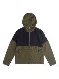 Moncler Classic Color Contrast Splicing Letter Embroidery Hoodie Jacket Couple Versatile Casual Coat