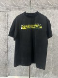 Balenciaga 26SS Personalized Logo Printed Water Washed Short Sleeve Couple Versatile Loose T-shirt