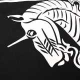Burberry Classic War Horse Logo Printed T-shirt Unisex Versatile Loose Short Sleeve