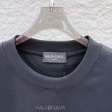 Balenciaga 26ss Classic Embroidered Logo T-shirt Unisex Versatile Loose Short Sleeve