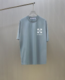 Off White Classic Arrow Logo Printed T-shirt Unisex Casual Versatile Short Sleeve