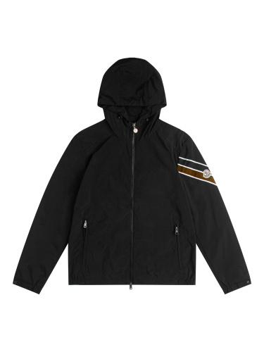 Moncler Unisex Classic Fashion Color Contrast Versatile Hooded Jacket Coat