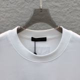 Louis Vuitton 26ss Fashion Bead Embroidered Logo T-shirt Couple Versatile Loose Short Sleeve