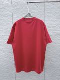 Balenciaga 26ss Classic Embroidered Overlapping Logo T-shirt Couple Versatile Loose Short Sleeve