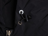 Moncler Unisex Classic Fashion Color Contrast Versatile Hooded Jacket Coat