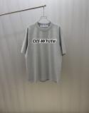 Off White Classic Logo Printed T-shirt Unisex Casual Versatile Short Sleeve