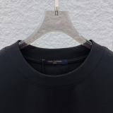 Louis Vuitton 26ss Personalized Embroidered Round Neck T-shirt Couple Versatile Loose Short Sleeve