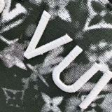 Louis Vuitton 26ss Fashion 3D Embroidered Logo T-shirt Couple Versatile Loose Short Sleeve