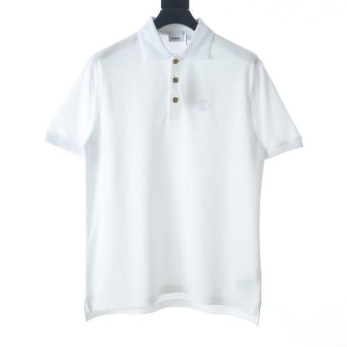 Burberry Classic Embroidered Logo Short Sleeve Collar Polo Shirt