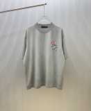 Chrome Hearts Classic Horseshoe Cross Printed Washed T-shirt Unisex Casual Versatile Short Sleeve
