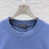 Balenciaga 26ss Classic Embroidered Overlapping Logo T-shirt Couple Versatile Loose Short Sleeve