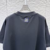 Louis Vuitton 26ss Fashion 3D Embroidered Logo T-shirt Couple Versatile Loose Short Sleeve