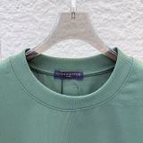 Louis Vuitton 26ss Classic Embroidered Logo T-shirt Couple Versatile Loose Short Sleeve