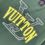 Louis Vuitton 26ss Classic Embroidered Logo T-shirt Couple Versatile Loose Short Sleeve