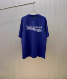 Balenciaga Classic Crack Logo Printed T-shirt Unisex Casual Versatile Short Sleeve