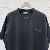 Balenciaga 26SS Classic Coke Patch Embroidered Logo T-shirt Unisex Casual Versatile Short Sleeve