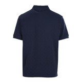 Louis Vuitton Classic Checkerboard Embroidered Logo Pearl Buckle Short Sleeve Polo Shirt