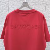 Balenciaga 26ss Classic Embroidered Logo T-shirt Unisex Versatile Loose Short Sleeve