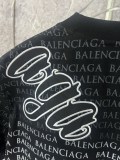Balenciaga 26SS Fashion Full Logo Printed Short Sleeve Couple Versatile Loose Embroidered T-shirt