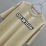 Off White Classic Logo Printed T-shirt Unisex Casual Versatile Short Sleeve
