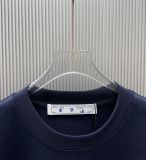 Off White Classic Arrow Logo Printed Washed T-shirt Unisex Casual Versatile Short Sleeve