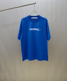 Off White Fashion Arrow Logo Printed T-shirt Unisex Casual Versatile Short Sleeve