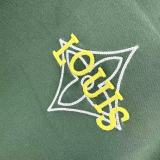 Louis Vuitton 26ss Classic Embroidered Logo T-shirt Couple Versatile Loose Short Sleeve