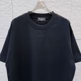 Balenciaga 26ss Classic Embroidered Logo T-shirt Unisex Versatile Loose Short Sleeve