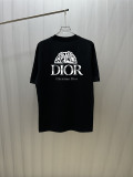 Dior Classic Logo Printed T-shirt Unisex Casual Versatile Short Sleeve
