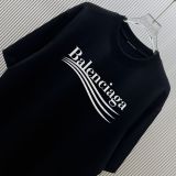 Balenciaga Classic Crack Logo Printed T-shirt Unisex Casual Versatile Short Sleeve