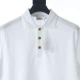 Burberry Classic Embroidered Logo Short Sleeve Collar Polo Shirt