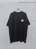Louis Vuitton 26ss Personalized Embroidered Round Neck T-shirt Couple Versatile Loose Short Sleeve