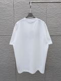 Balenciaga 26ss Classic Embroidered Overlapping Logo T-shirt Couple Versatile Loose Short Sleeve