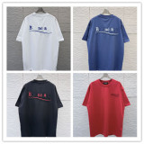 Balenciaga 26SS Classic Coke Patch Embroidered Logo T-shirt Unisex Casual Versatile Short Sleeve