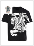 Burberry Classic War Horse Logo Printed T-shirt Unisex Versatile Loose Short Sleeve