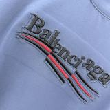 Balenciaga 26ss Classic Embroidered Overlapping Logo T-shirt Couple Versatile Loose Short Sleeve