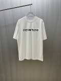 Off White Classic Logo Printed T-shirt Unisex Casual Versatile Short Sleeve