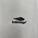 Balenciaga 26SS Classic Embroidered Logo Short Sleeve Unisex Casual Oversize T-shirt