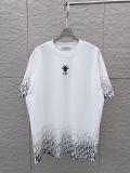 Dior 26SS Classic Embroidered Bee Logo Short Sleeve Unisex Casual Round Neck T-shirt