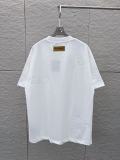 Louis Vuitton 26SS Classic Cloud Logo Embroidered Short Sleeve Unisex Casual Round Neck T-shirt